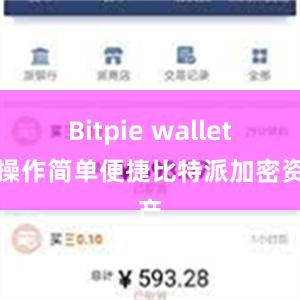 Bitpie wallet的操作简单便捷比特派加密资产